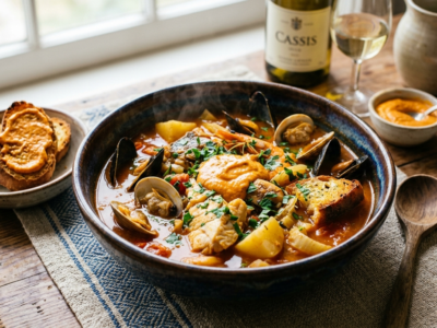 Bouillabaisse traditionnelle sans gluten