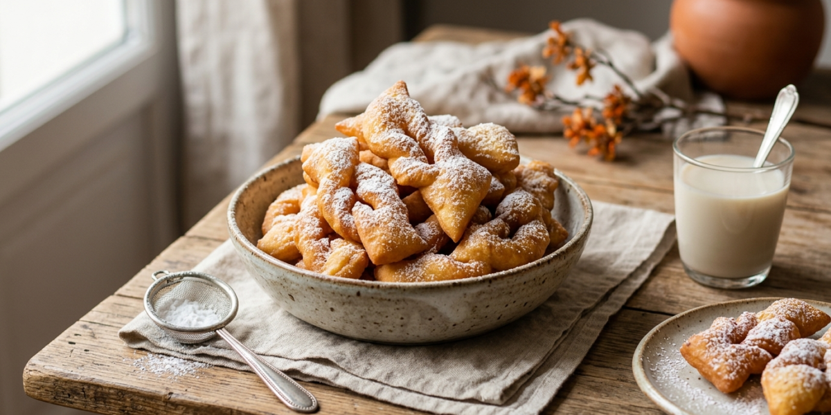 Bugnes lyonnaises sans gluten et sans lactose