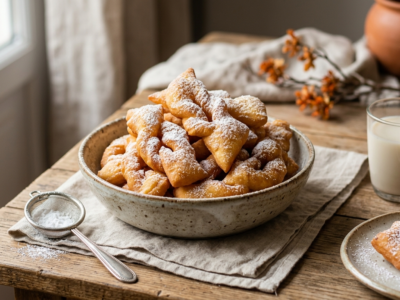 Bugnes lyonnaises sans gluten et sans lactose