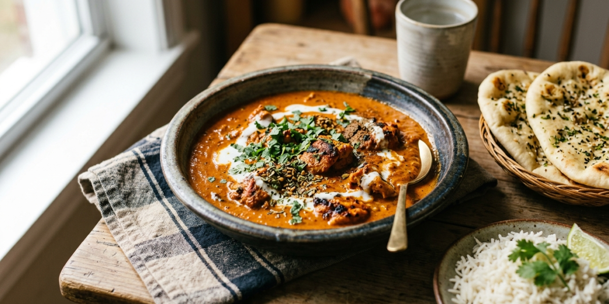 Butter Chicken Sans Gluten Sans Lactose