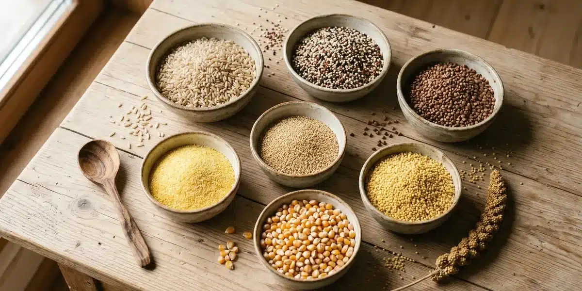 Céréales sans gluten : la liste complète (et les pièges à éviter)