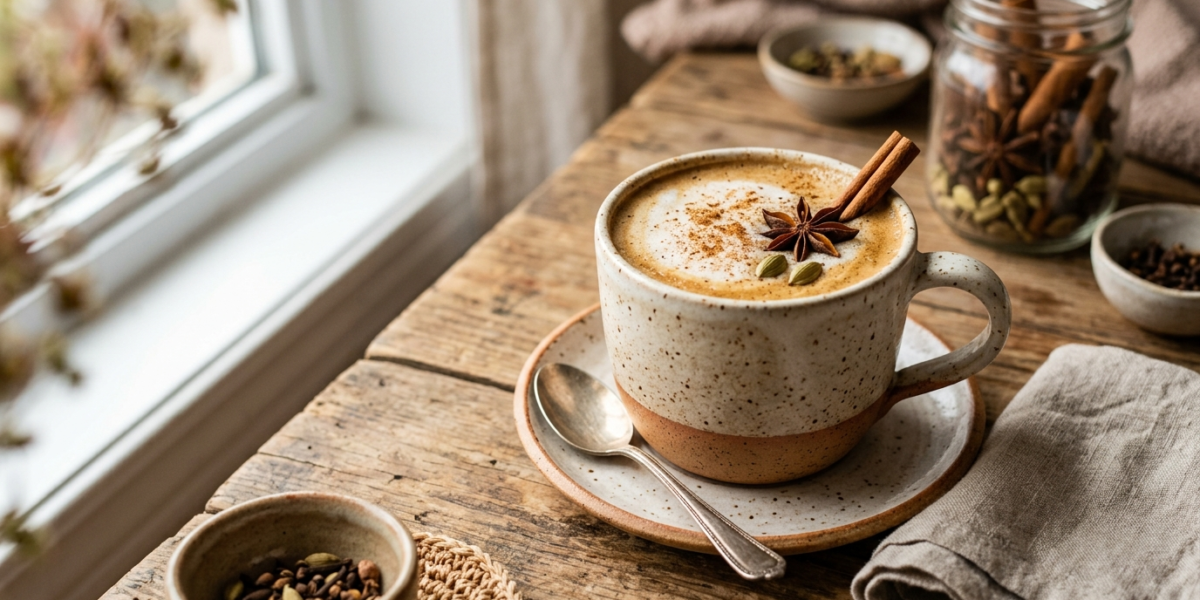 Chai épicé sans lactose fait maison
