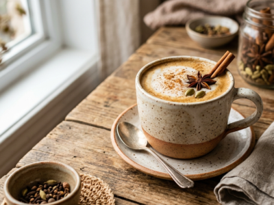 Chai épicé sans lactose fait maison