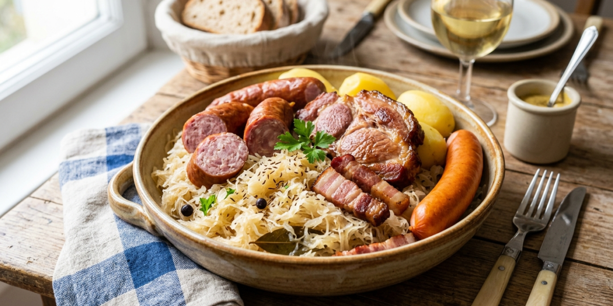 Choucroute alsacienne traditionnelle sans gluten