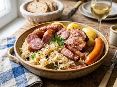 Choucroute alsacienne traditionnelle sans gluten