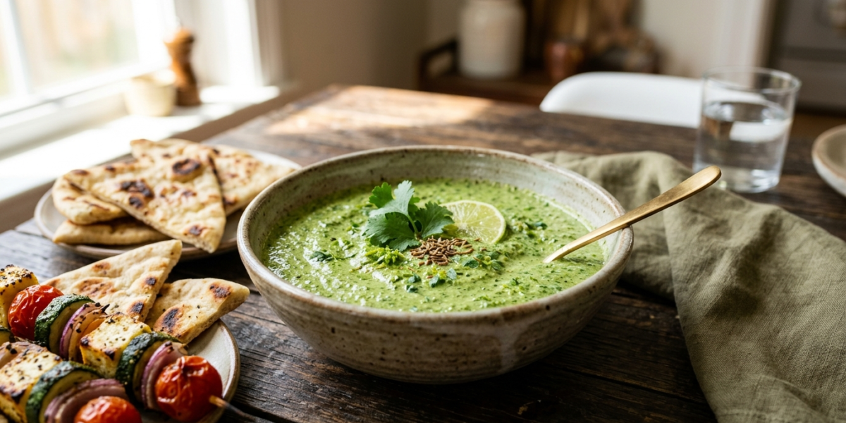 Chutney à la coriandre sans gluten