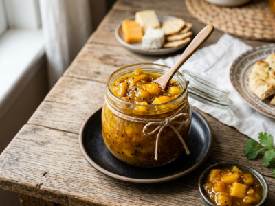 Chutney de mangue sans sucre ajouté