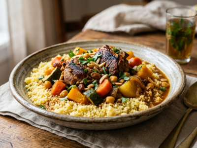 Couscous à l&rsquo;agneau sans gluten