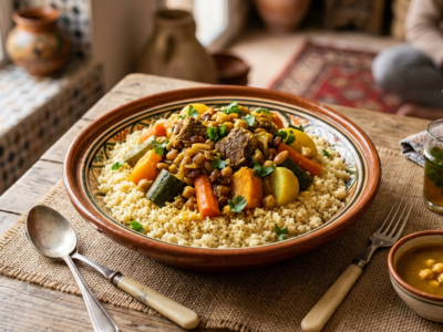 Couscous marocain traditionnel sans gluten