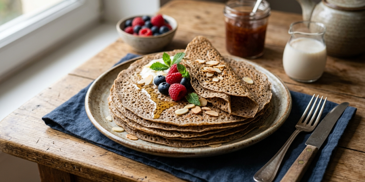Crêpes bretonnes sans gluten et sans lactose