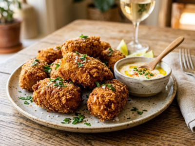 Croquetas sans gluten sans lactose délicieuses et croustillantes