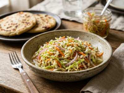 Curtido salvadorien sans gluten