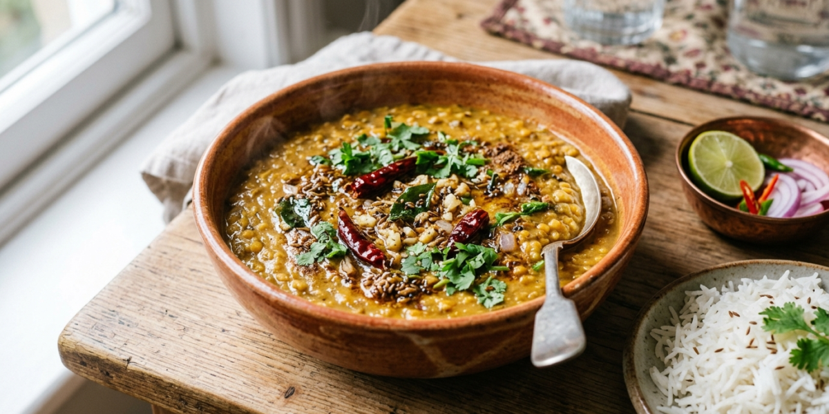 Dhal Tadka sans gluten et sans lactose