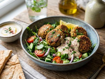Falafel aux fèves sans gluten