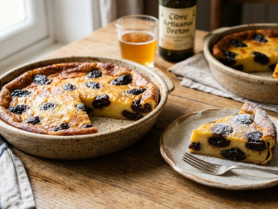 Far breton sans lactose traditionnel