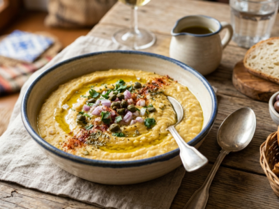 Fava grecque traditionnelle sans gluten