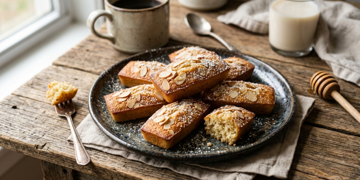 Financiers à l&rsquo;amande sans gluten et sans lactose