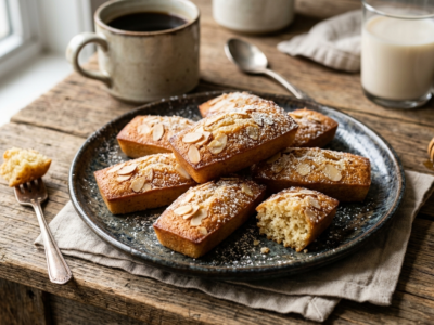 Financiers à l&rsquo;amande sans gluten et sans lactose