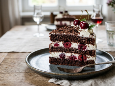 Forêt Noire sans gluten et sans lactose