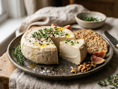 Fromage Vegan Fermenté Sans Lactose Maison