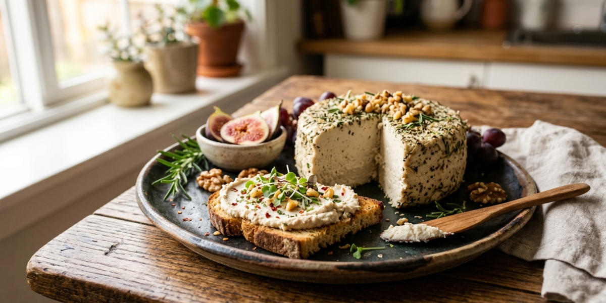 Fromage végétal fermenté aux noix de cajou sans gluten