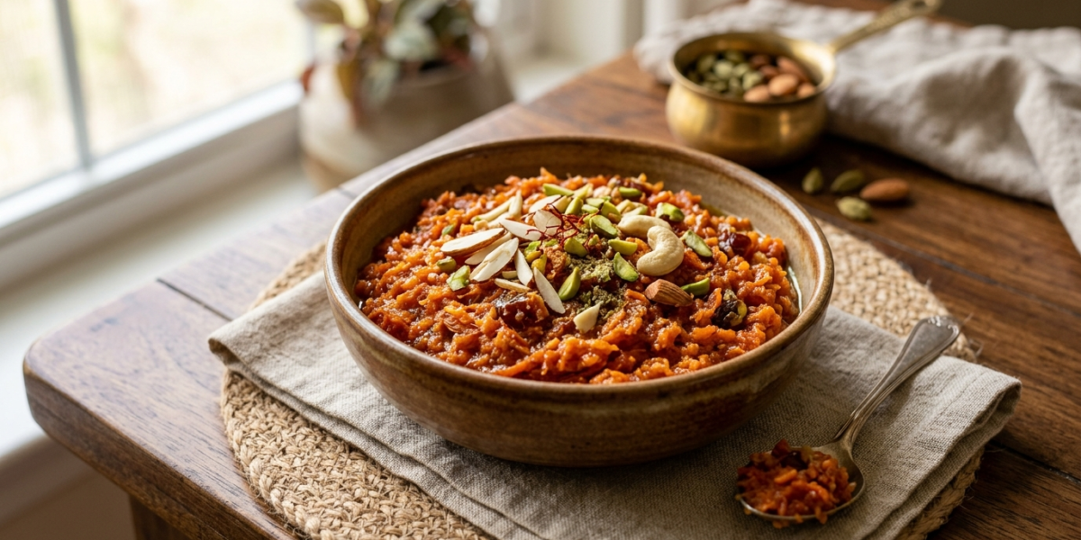 Gajar Halwa sans sucre – Dessert indien à la carotte santé