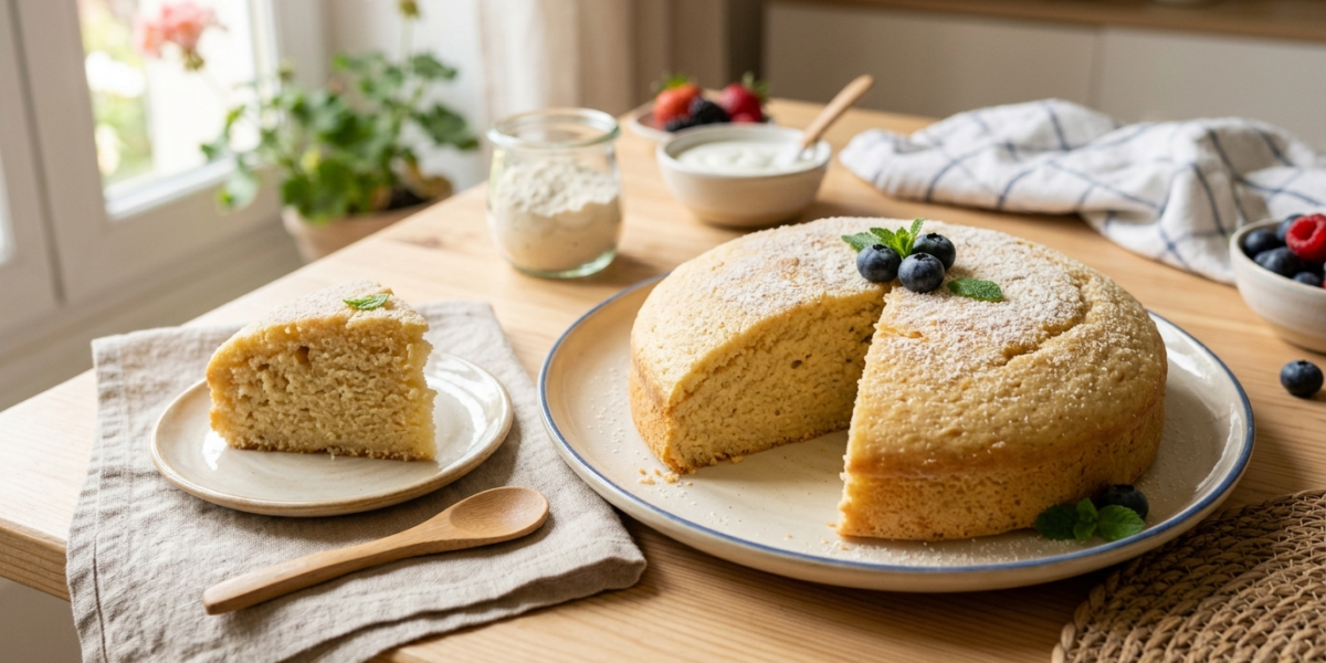 Gâteau au yaourt bébé sans gluten et sans œuf
