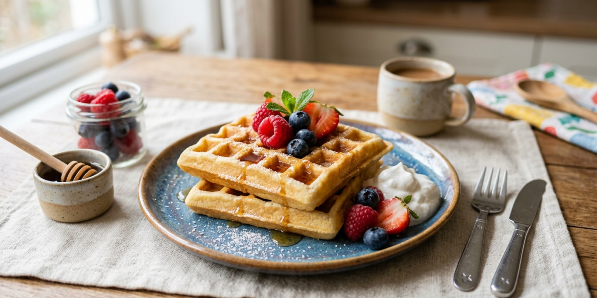 Gaufres enfant sans gluten et sans lactose