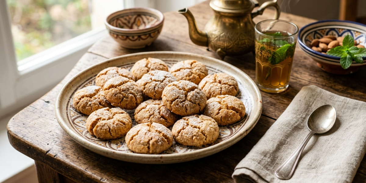 Ghriba aux Amandes Sans Gluten et Sans Lactose