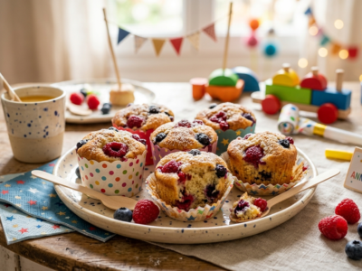 Gourmandises d&rsquo;anniversaire sans gluten et sans lactose pour enfants
