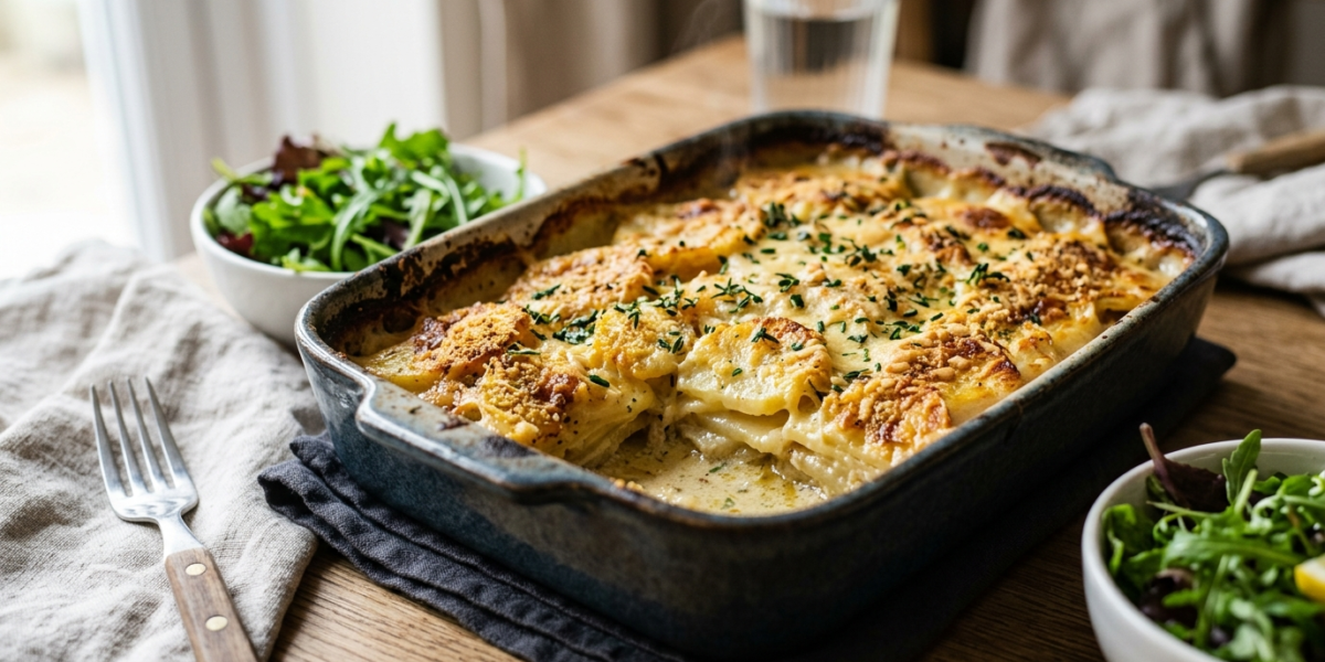 Gratin Dauphinois Sans Gluten et Sans Lactose