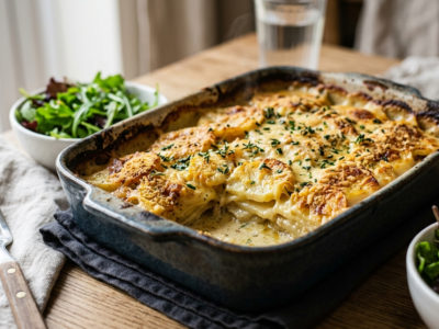 Gratin Dauphinois Sans Gluten et Sans Lactose