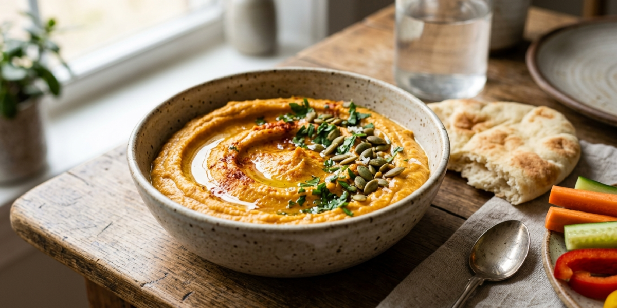 Houmous de patate douce sans sésame