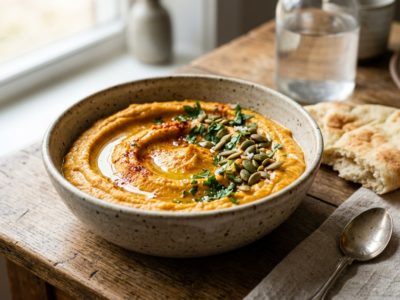 Houmous de patate douce sans sésame