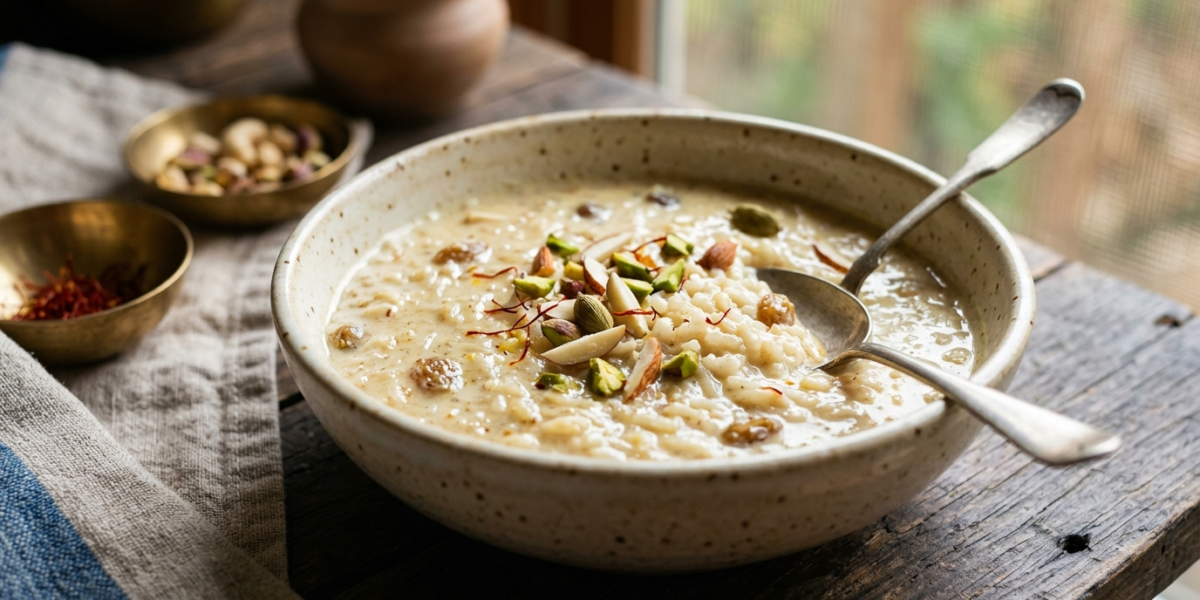Kheer au riz sans lactose – dessert indien traditionnel léger