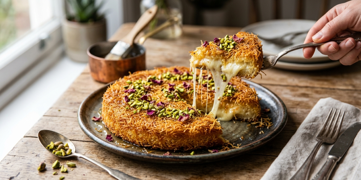 Knafeh sans gluten et sans lactose – Délice oriental revisité