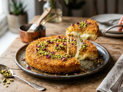 Knafeh sans gluten et sans lactose – Délice oriental revisité