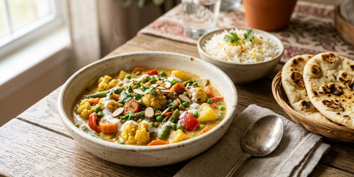 Korma de Légumes Sans Gluten
