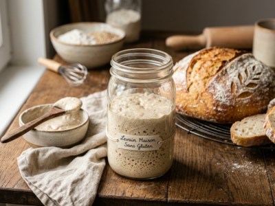 Levain maison sans gluten pour pain et pâtisserie