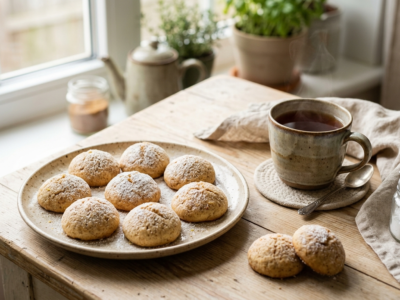 Mantecados sans gluten et sans lactose