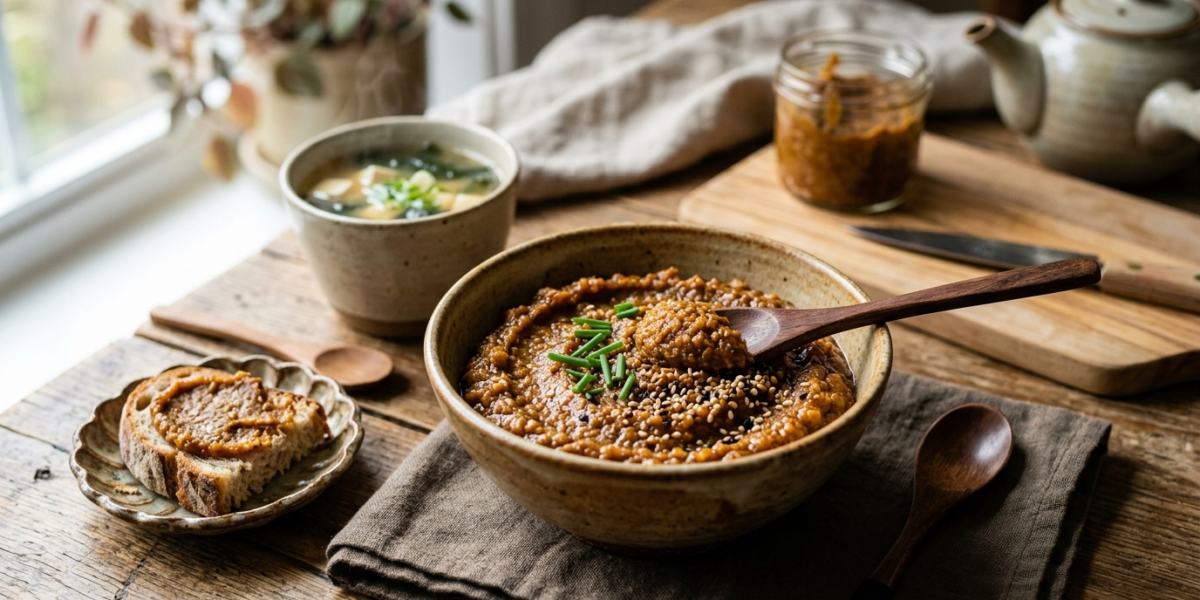 Miso maison sans soja à base de pois chiches