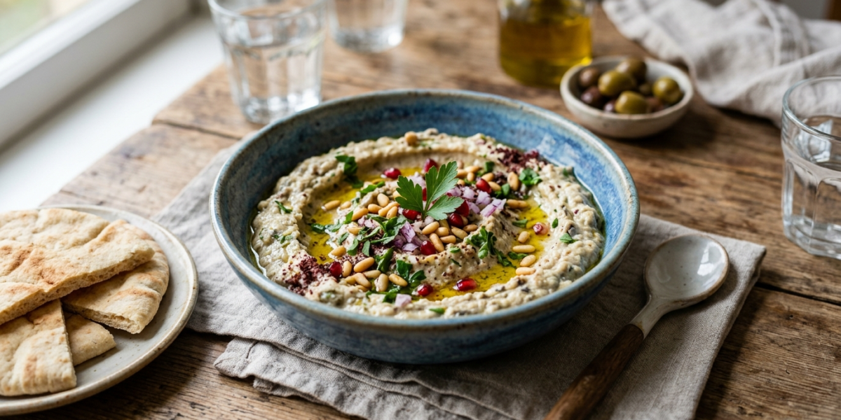 Moutabal d&rsquo;Aubergine Sans Gluten Sans Lactose
