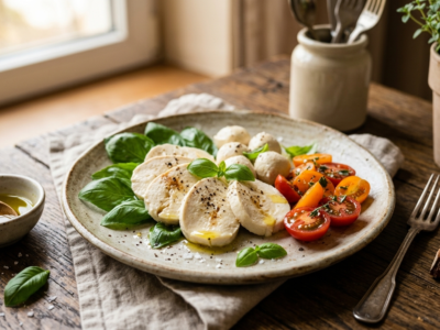 Mozzarella vegan fermentée sans lactose