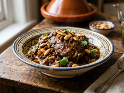 Mrouzia d&rsquo;agneau sans gluten et sans lactose