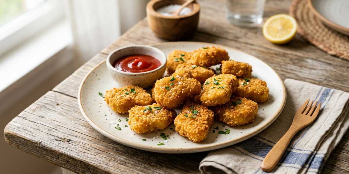 Nuggets de poulet maison sans gluten pour enfants
