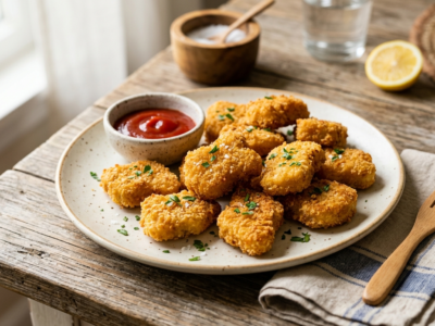 Nuggets de poulet maison sans gluten pour enfants