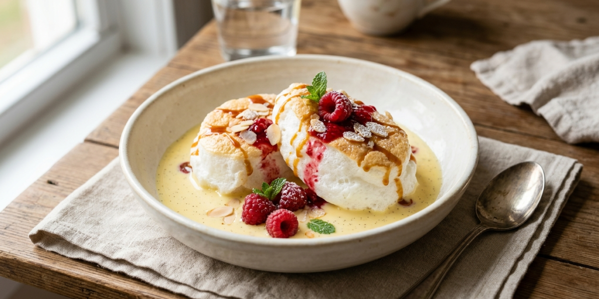 Oeufs en Neige Sans Gluten et Sans Lactose