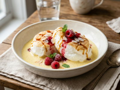 Oeufs en Neige Sans Gluten et Sans Lactose
