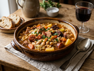 Olla Podrida sans gluten, ragoût traditionnel espagnol revisité