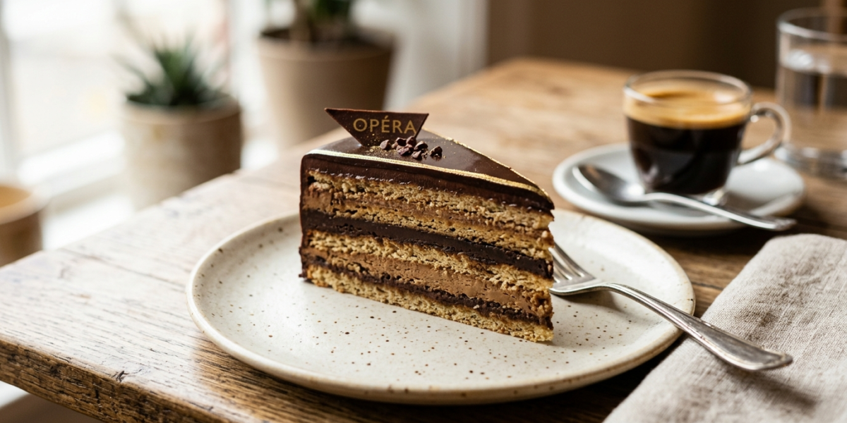 Opéra sans gluten : Gâteau gourmand aux couches raffinées